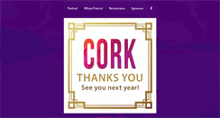 Desktop Screenshot of corkwinefestival.com